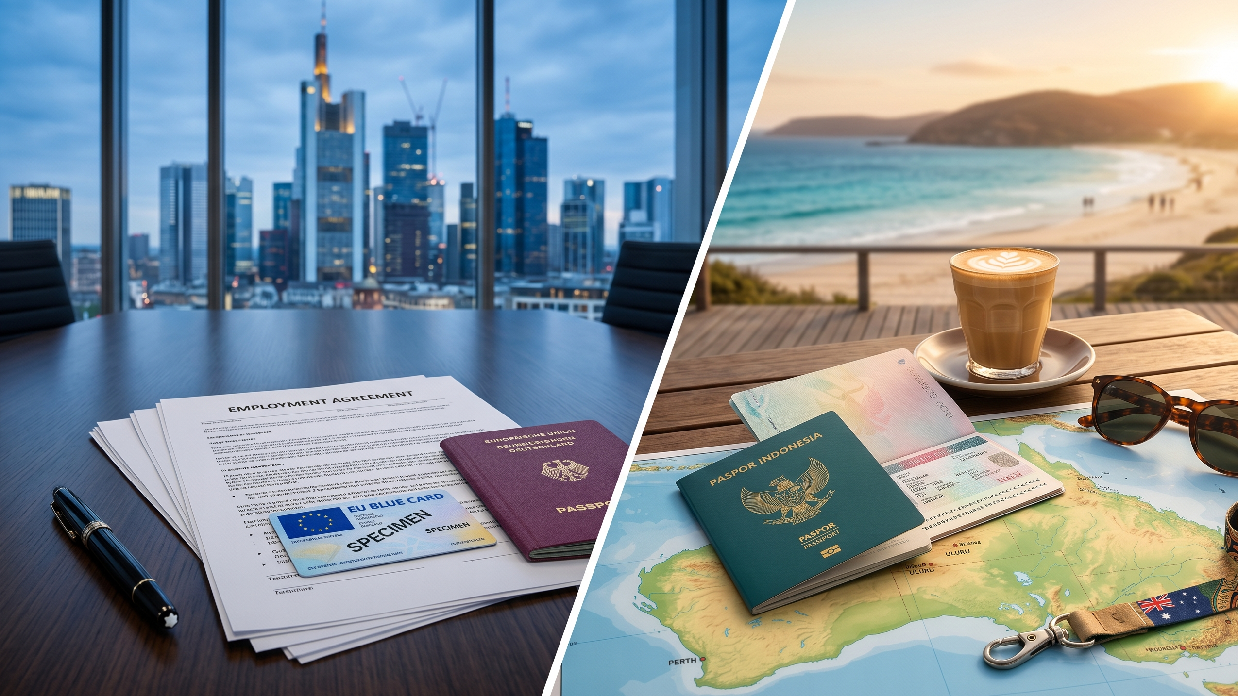 Analisis Komprehensif: Perbedaan Mendasar Izin Kerja Eropa dan WHV Subclass 462 Australia